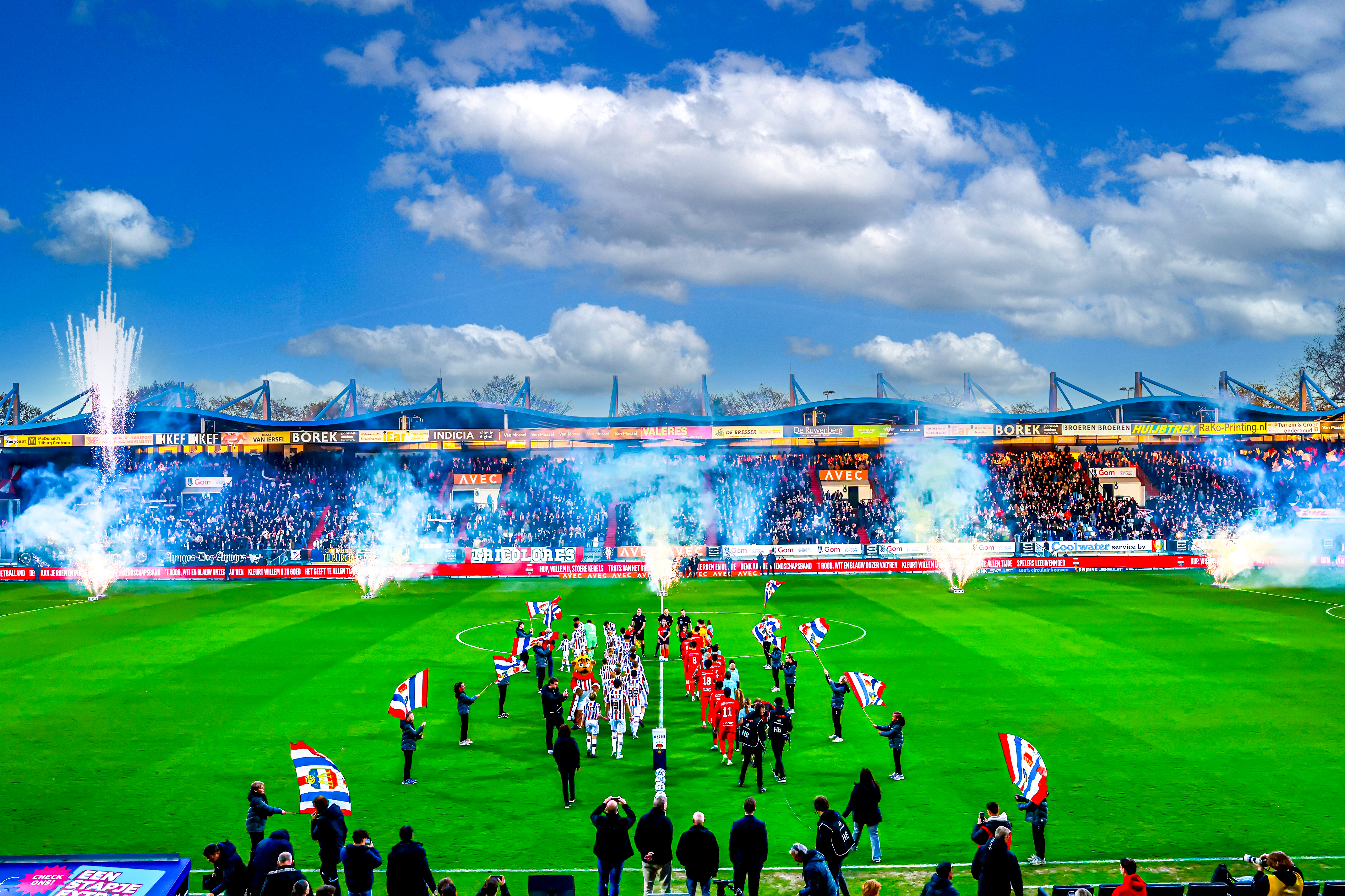 Vuurwerkshow Willem II