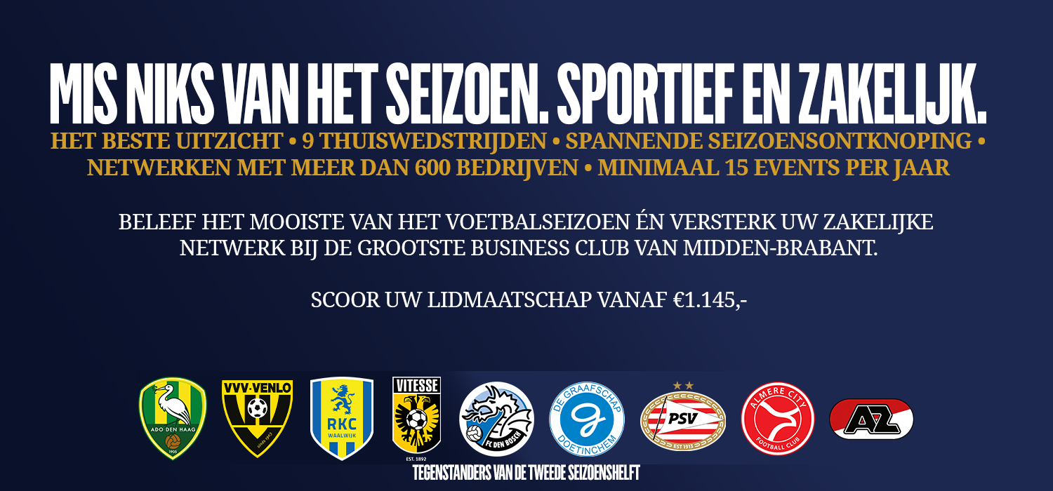 MIS NIKS VAN HET SEIZOEN. SPORTIEF EN ZAKELIJK