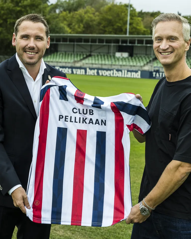 Club Pellikaan shirtpartner Willem II Jeugdopleiding