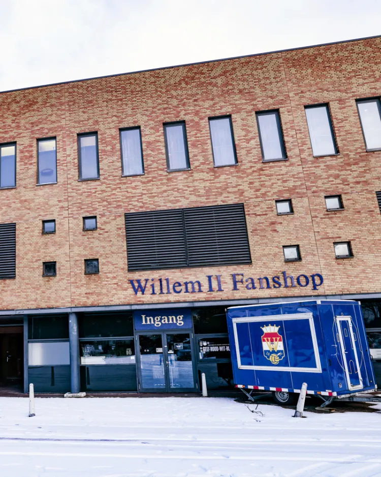 Willem II Fanshop woensdag 7 januari gesloten